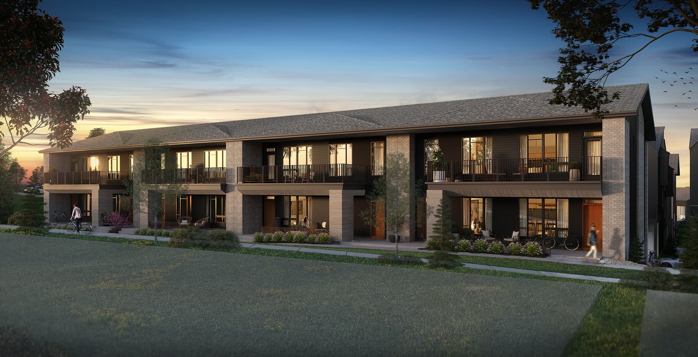 Crown Park Townhomes Calgary Brookfield Residential