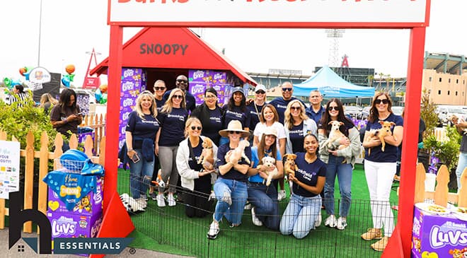 Brookfield Residential team members volunteering at a charity event in Southern California