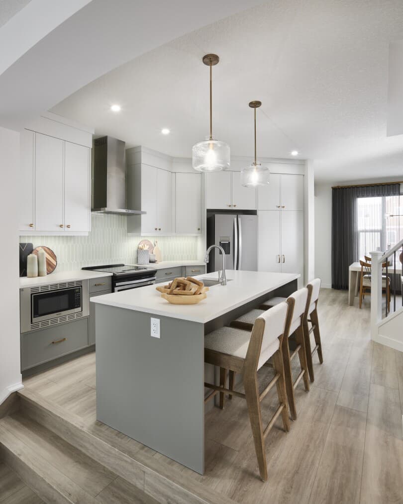 Kitchen at Belvedere 4 at Parkland by Brookfield Residential in Edmonton, AB