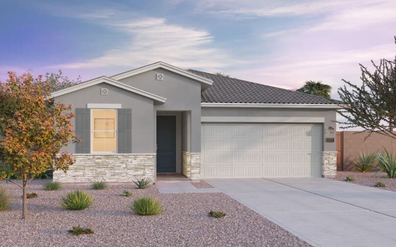 Exterior rendering of Highland Sage at Alamar by Brookfield Residential in Avondale, AZ