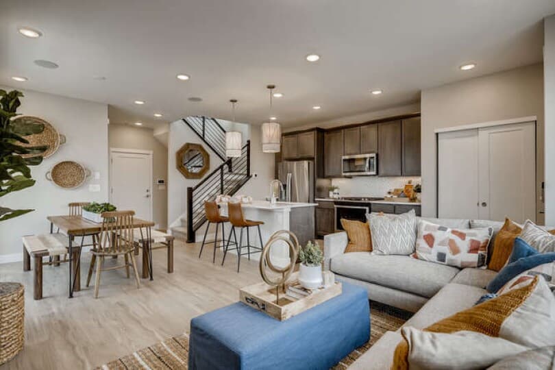 Interior view of Tealight 4 at Central Park by Brookfield Residential in Denver, CO