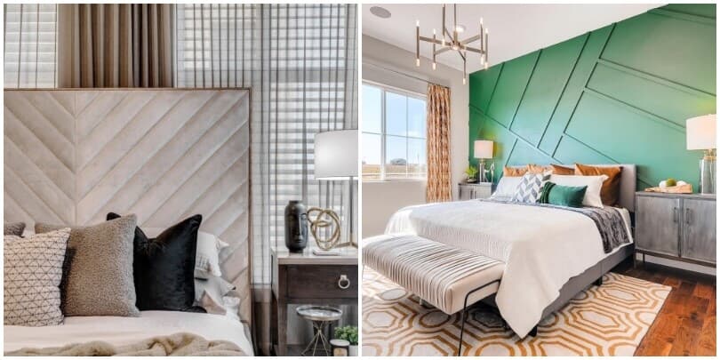 Bedroom details in homes by Brookfield Residential