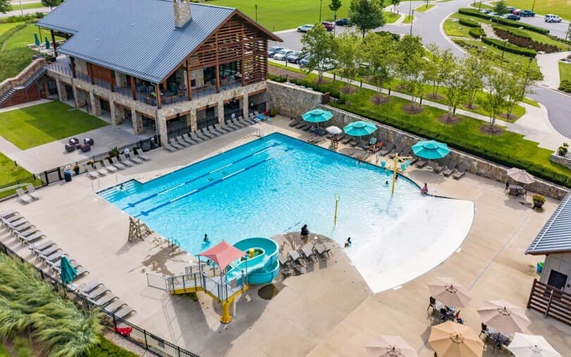 Community pool at Wendell Falls in Wendell NC