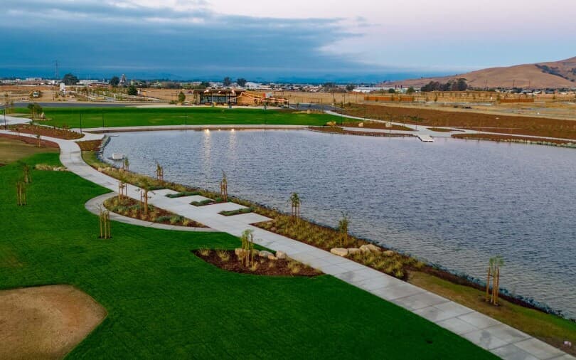 The lake at One Lake by Brookfield Residential in Fairfield CA