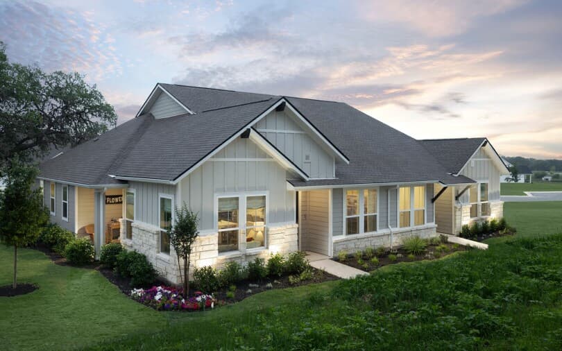 Mitchell Floor Plan in Villas Collection at Kissing Tree in San Marcos TX