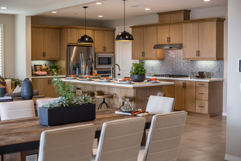 Imagine creating home cooked meals in the exquisite chef inspired kitchen at these Chula Vista homes 