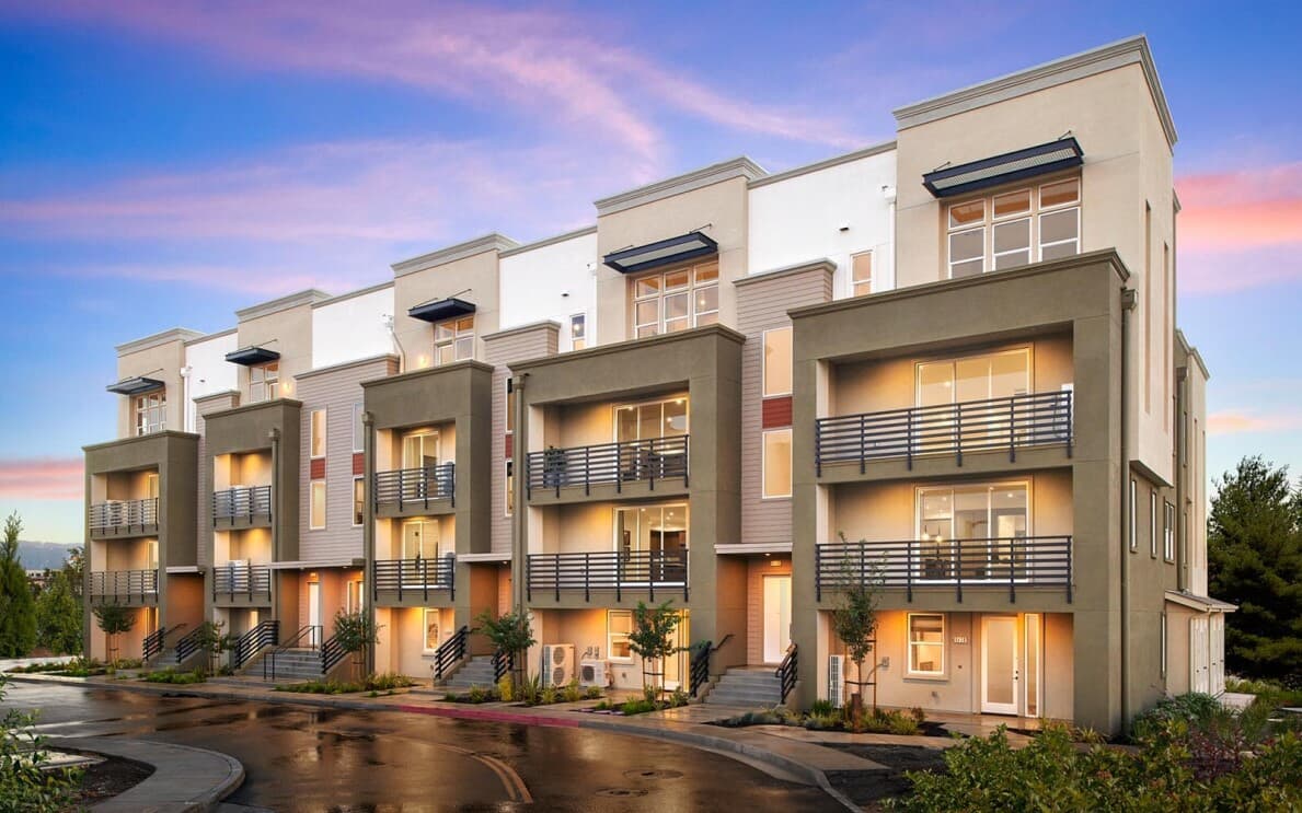 Exterior of Broadway at Boulevard by Brookfield Residential in Dublin, CA