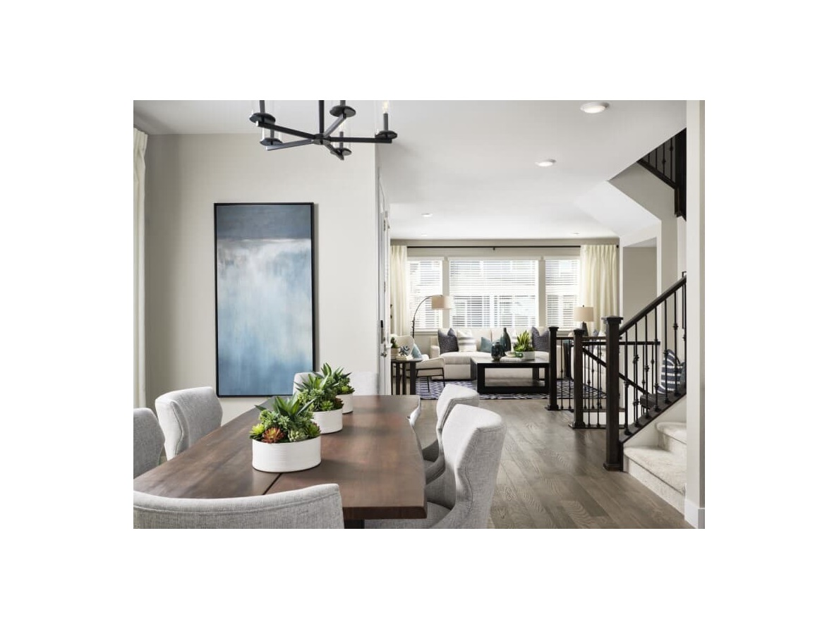 Interior view of the Duplex in the Villa Portfolio at Central Park by Brookfield Residential in Denver CO