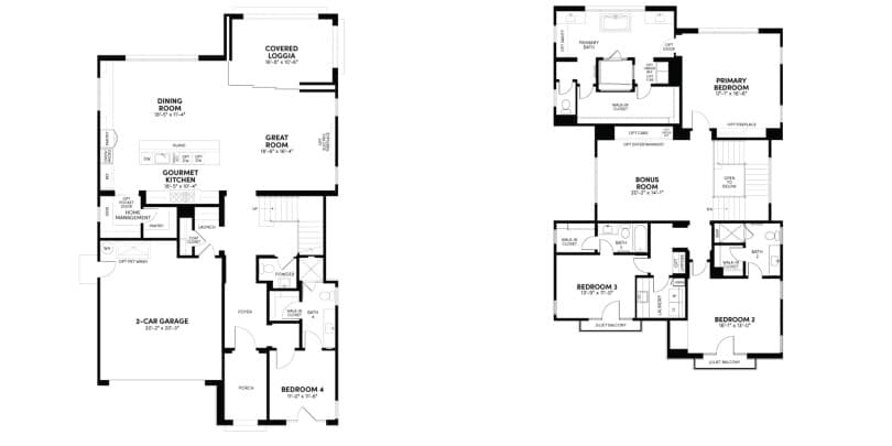 Solana at Orchard Hills Floor Plan in Irvine CA