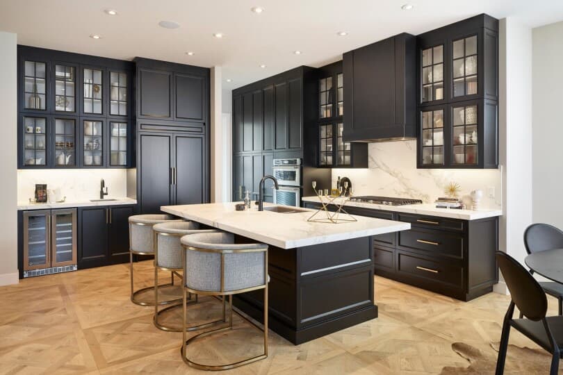 Kitchen in Sereno at Cranstons Riverstone by Brookfield Residential in Calgary AB