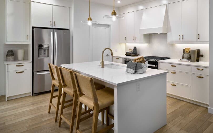 Kitchen in Purcell 24 Front Garage Collection at Creekstone in Calgary AB