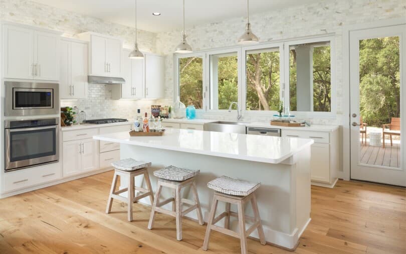 Bright & Stylish Kitchen at Retreat at Dripping Springs in Austin, Texas