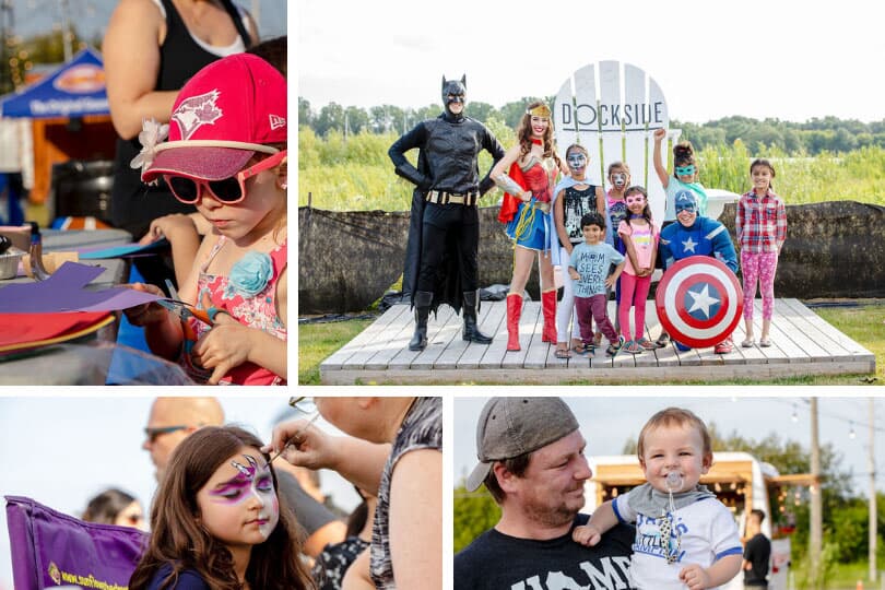 Dockside Cinema: Arts and Crafts, Face Painting, Superheroes and Family Fun | Brookfield Residential
