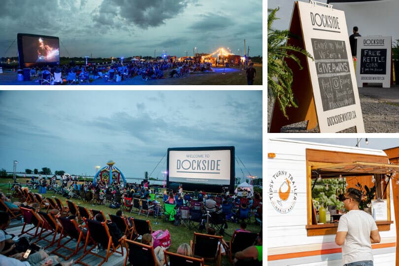 Dockside Cinema: Big Screen on the Waterfront, Captain Marvel, Tipsy Turny trailer and Cocktails | Brookfield Residential
