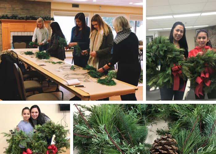 DIY Holiday Classes (Wreath-Making) at Pathways in Caledon East and Fieldstone in Mono