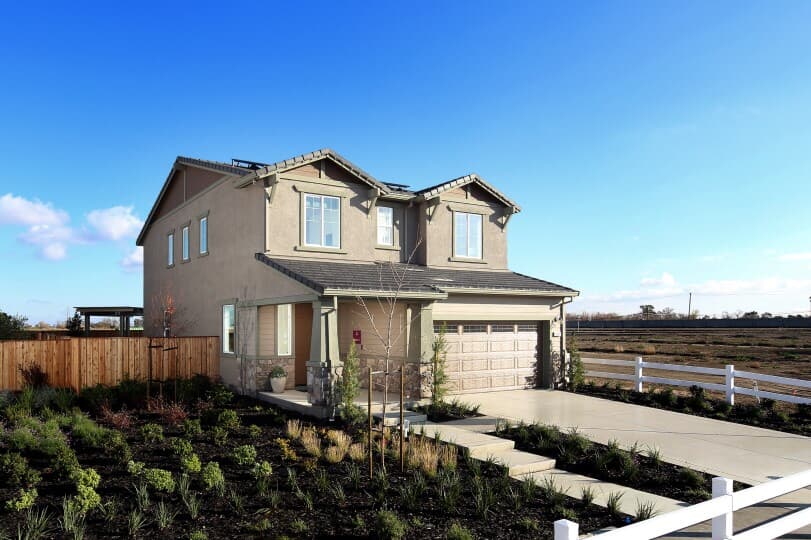 Exterior of the Residence 3 Model Home at Easton at Delaney Park in Oakley, CA