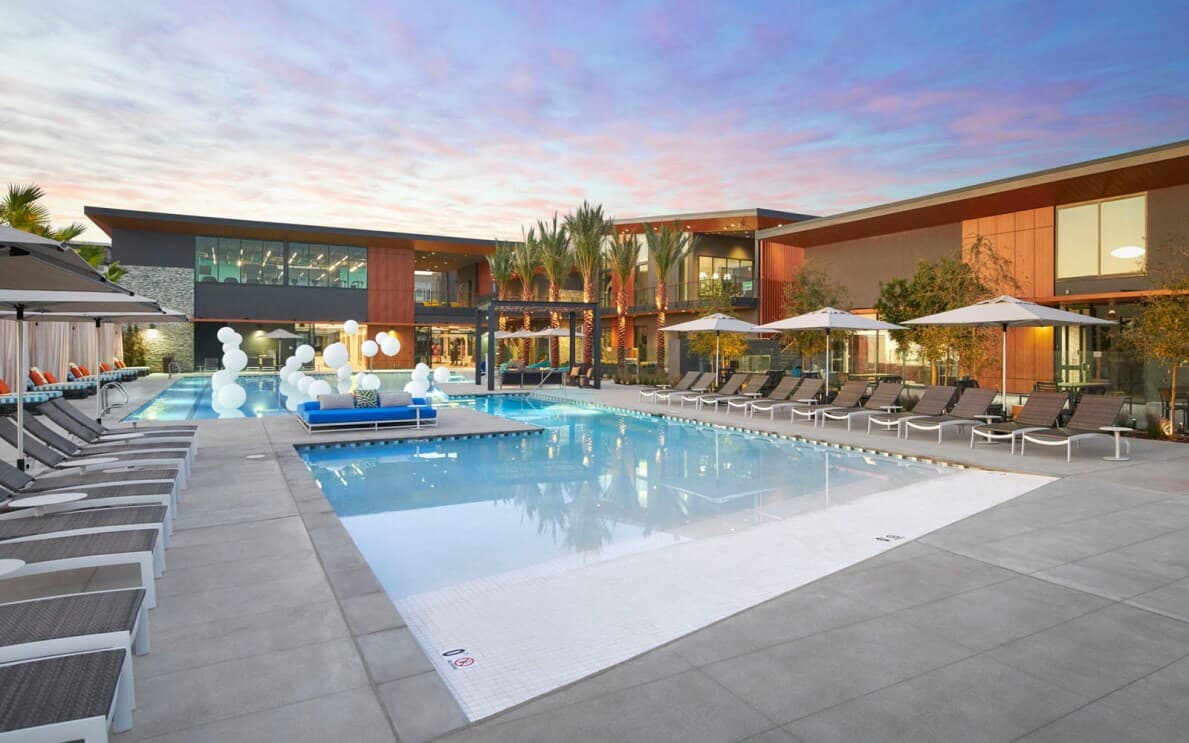 Pool and Rec Center Clubhouse at BLVD by Brookfield Residential in Dublin, CA