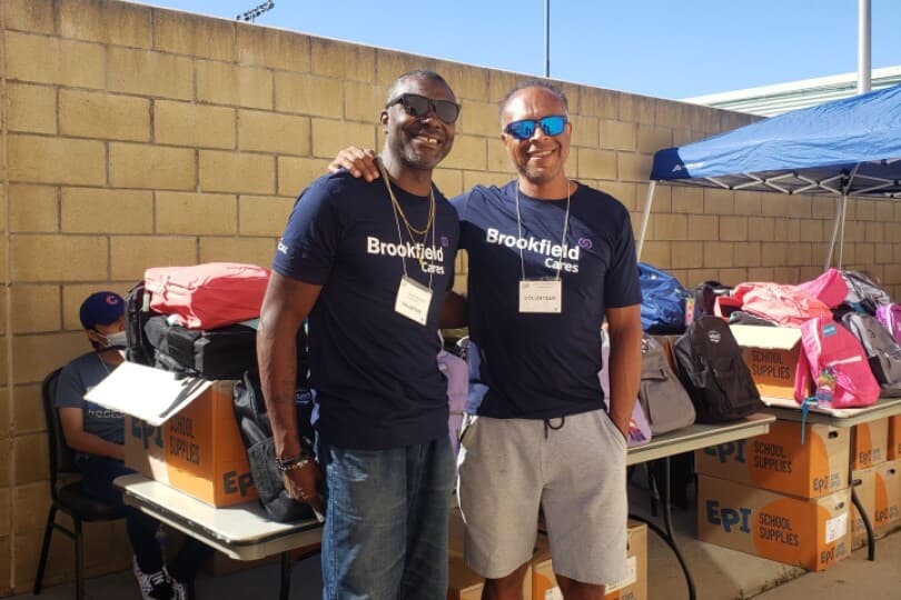 Brookfield SoCal Volunteering at A Child's Dream Annual Back to School Giveaway