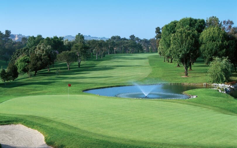 Fairway view at Los Coyotes Golf Club in Buena Park, CA