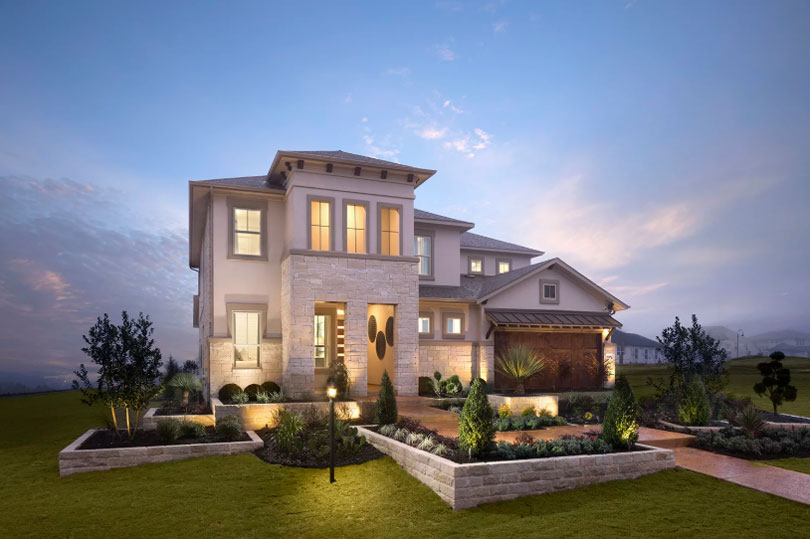 Exterior I Highland Terrace at Rough Hollow in Lakewood TX Brookfield Residential