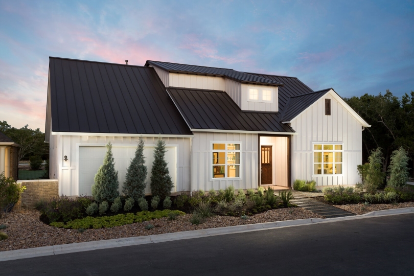 New Home Exterior Retreat at Dripping Springs in the Austin Texas Area Brookfield Residential