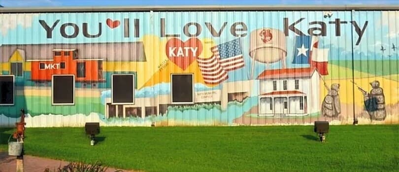 Iconic You'll Love Katy mural in Katy TX